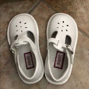 White dress shoes sandals